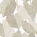 Papeldecor|Papier peint feuilles d’automne beige|Papier Peint