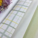 Papeldecor|Tapete Überlagerte Karos Grün und Gelb|Tapeten