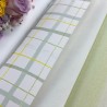 Papeldecor|Tapete Überlagerte Karos Grün und Gelb|Tapeten