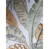 Papeldecor|Tropisches grünes Bananenblatt- und Honigfarbenes Tapetenblatt|Tapeten