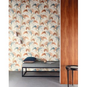 Versace|Baroque classic wallpaper with birds gold|Wallpaper 2