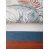 Papeldecor|Large banana leaf wallpaper in gray terracotta with beige background|Wallpaper