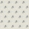 As Creation|Papier Peint logo de Karl Lagerfeld blanc et gris|Figuratif