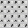 As Creation|Tapete Logo Karl Lagerfeld grau und schwarz|Tapeten