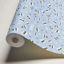 As Creation|Papier Peint logo Karl Lagerfeld bleu|Papier Peint