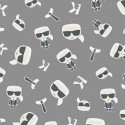 As Creation|Wallpaper Karl Lagerfeld gray logo|Wallpaper