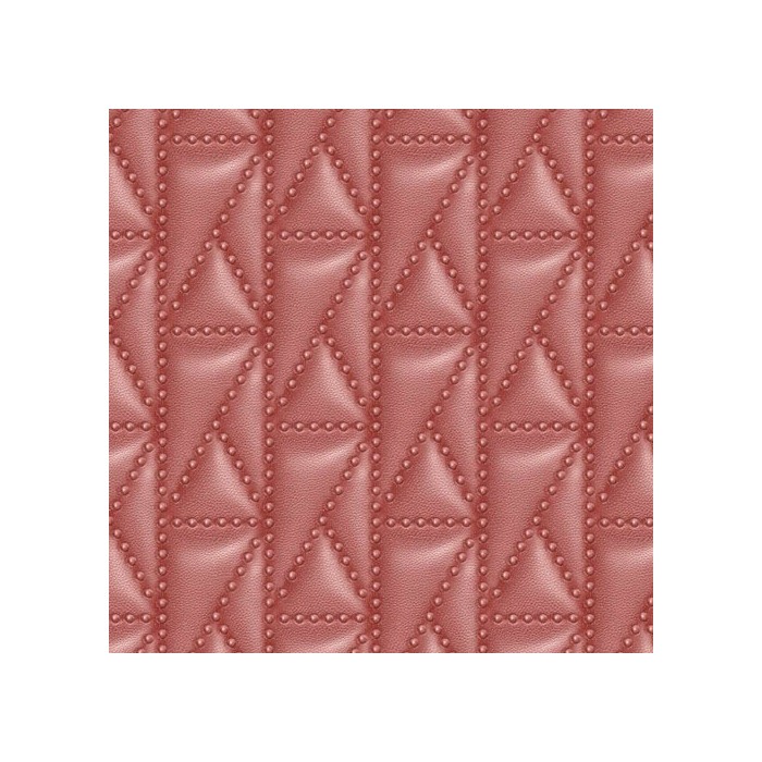 As Creation|Papel Pintado capitoné cuero rojo de Karl Lagerfeld|Imitacion Piel Animales
