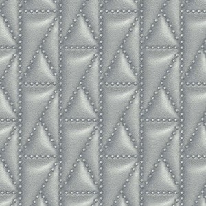 Casadeco|Papier peint effet cuir avec texture gris clair|Imitation Peau