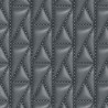 As Creation|Tapete schwarzes gestepptes Leder von Karl Lagerfeld|Lederimitat