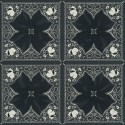 As Creation|Papier Peint nœuds blanc et noir Karl Lagerfeld|Damas