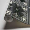 As Creation|Wallpaper black and white bows Karl Lagerfeld|Damask