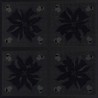As Creation|Papier Peint noir motifs brodés de Karl Lagerfeld|Papier Peint