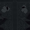 As Creation|Papier Peint noir motifs brodés de Karl Lagerfeld|Papier Peint