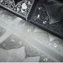 As Creation|Tapete Schleifen Karl Lagerfeld metallisches Grau|Damast