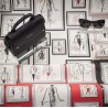 As Creation|Tapete Modeskizzen von Karl Lagerfeld|Figurative