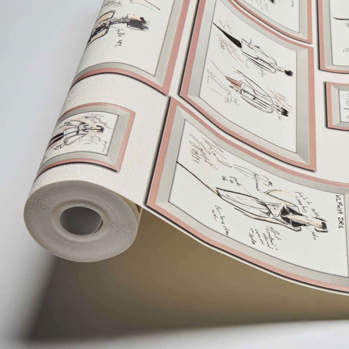 As Creation|Papel Pintado fashion design Karl Lagerfeld|Papel Pintado