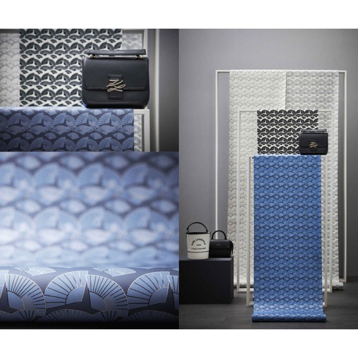 As Creation|Wallpaper Karl Lagerfeld white and silver fans|Wallpaper