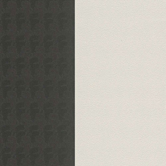 As Creation|Wallpaper black and white stripes, Karl Lagerfeld|Stripes