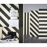 As Creation|Papel Pintado rayas anchas con logo Karl Lagerfeld|Rayas