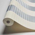 Papel Pintado rayas grises blanco crema Karl Lagerfeld - As Creation Karl Lagerfeld 378493