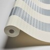 Papel Pintado rayas grises blanco crema Karl Lagerfeld - As Creation Karl Lagerfeld 378493