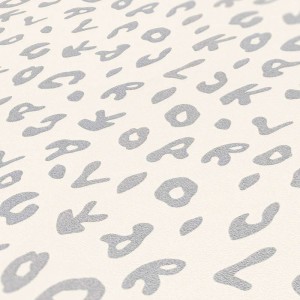 As Creation|Black wallpaper with letters by Karl Lagerfeld|Wallpaper 2