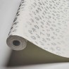As Creation|Papier Peint mots mêlés Karl Lagerfeld blanc argent|Papier Peint