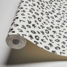 As Creation|Papier Peint mots mêlés blanc noir Karl Lagerfeld|Papier Peint