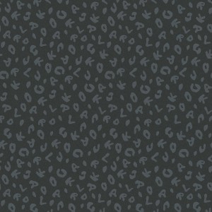 As Creation|Black wallpaper with letters by Karl Lagerfeld|Wallpaper