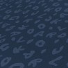 As Creation|Wallpaper metallic blue letters design Karl Lagerfeld|Wallpaper