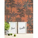 As Creation|Wallpaper colonial style orange embossed tiles|Wallpaper