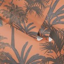 As Creation|Wallpaper colonial style orange embossed tiles|Wallpaper