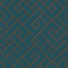 As Creation|Wallpaper metallic green with geometric pattern|Wallpaper