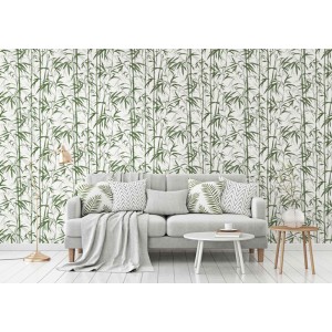 Rasch|Papel pintado floral Boho gris claro|Floral 2