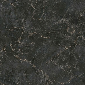 Papeldecor|Tapete geometrische Mosaik aus grauem Marmor mit metallischen Details|Marmorimitat