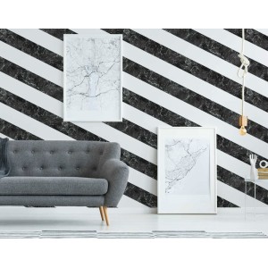 Papeldecor|Unitapete mit Glitzer Mica-Effekt grauglänzend|Marmorimitat 2