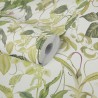 Papeldecor|Tapete grüne Kletterpflanze florales Muster|Tapeten