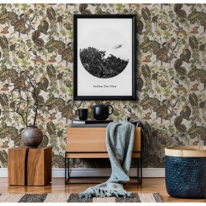 Papeldecor|Tapete überlappende rosa Kreise|Tapeten 2