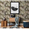 Papeldecor|Wallpaper jungle plants animals white|Wallpaper