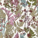 Architects Paper|Papier peint floral scandinave joyeux blanc, vert et rose|Papier Peint