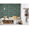Architects Paper|Papier peint floral scandinave avec motifs dessinés fond vert|Floral