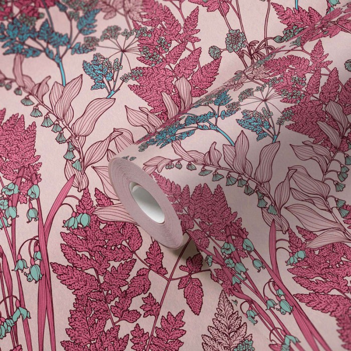 Architects Paper|Papier peint floral rose style nordique|Papier Peint