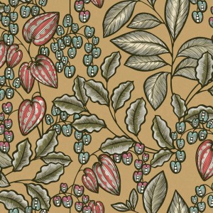 Architects Paper|Papier peint floral style nordique fond marron|Floral
