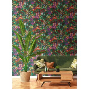 As Creation|Wallpaper psychedelic diamonds beige|Retro 2