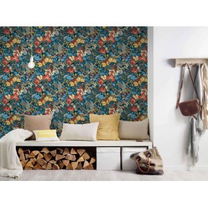 As Creation|Tapete Retro-Stil derer Jahre in Orange, Gelb|Retro 2
