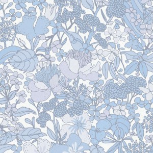 Architects Paper|Papier peint floral à motifs dessinés beige gris et blanc cassé|Papier Peint