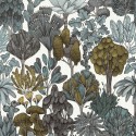 Architects Paper|Modern forest wallpaper in grey and green|Floral