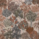 Architects Paper|Papier peint floral avec arbres dessinés marron et beige|Papier Peint