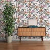 Architects Paper|Papier peint floral romantique avec colibris|Floral