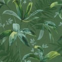 Architects Paper|Green floral wallpaper with watercolor effect|Floral